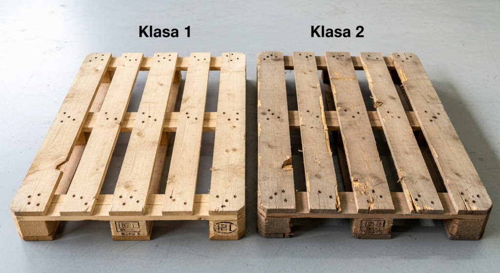euro palete klasa 1 vs euro palete klasa 2